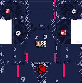 A.F.C. Bournemouth 2019/2020 Kit - Dream League Soccer Kits