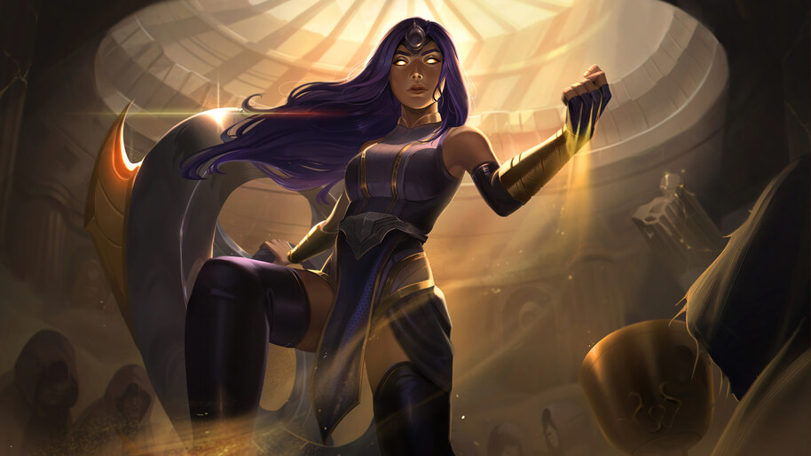 Sivir Transcendent LoL 4K #261a Wallpaper PC Desktop