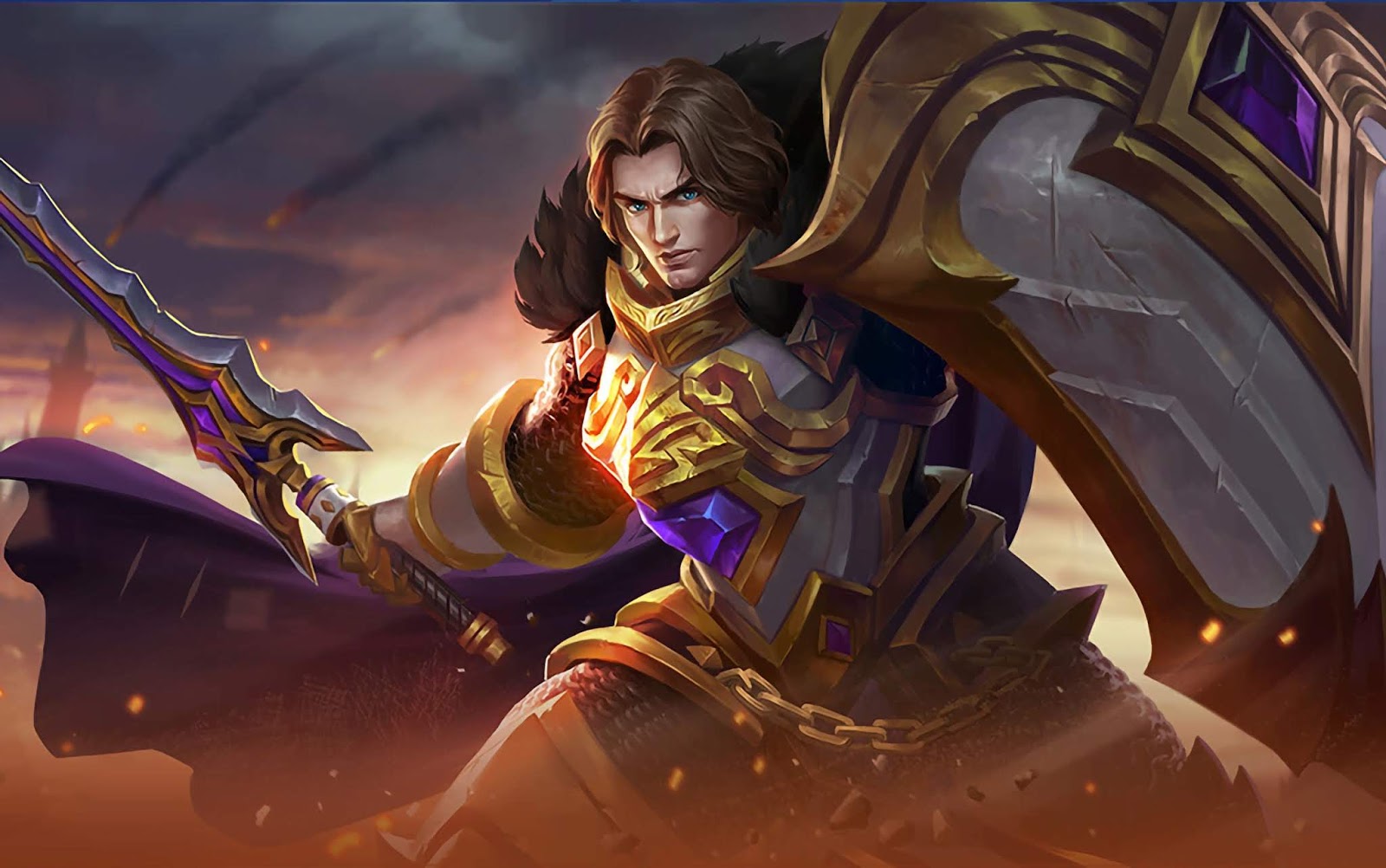 Wallpaper Tigreal Warrior Of Dawn Skin Mobile Legends HD for PC