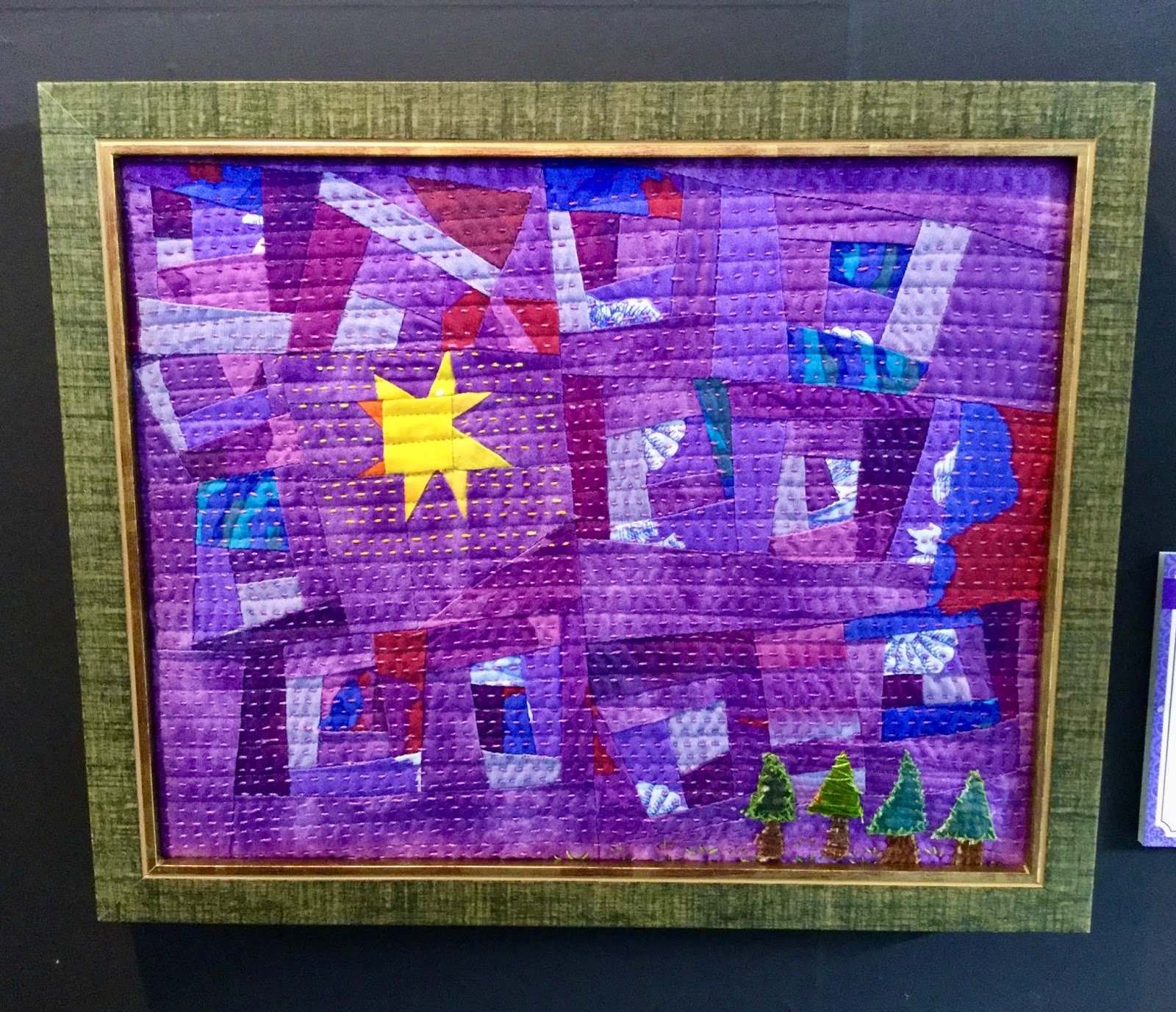 Hokkaido Kudasai Tokyo International Quilt Festival 2020 Framed