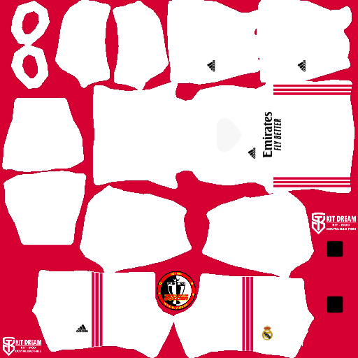 Thiết kế kit logo real madrid dream league soccer 2021 đẹp và chuyên nghiệp