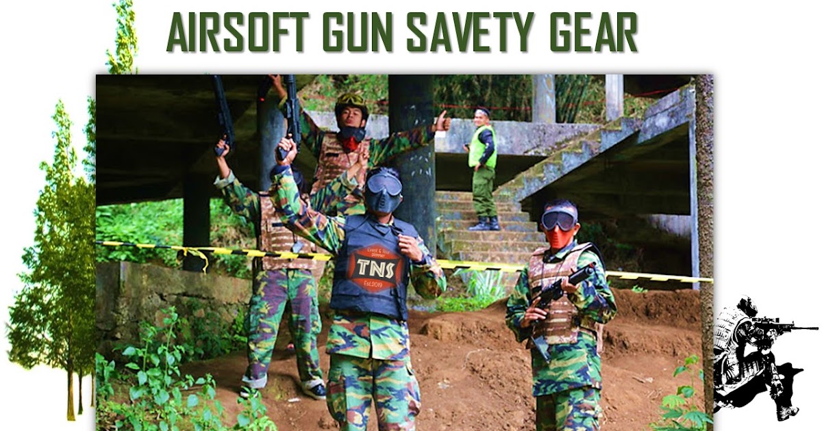 AIRSOFT GUN SAFETY GEAR PAKET AIRSOFT GUN LEMBANG BANDUNG