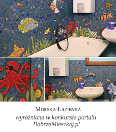 Morskie Opowieści - mozaika łazienkowa