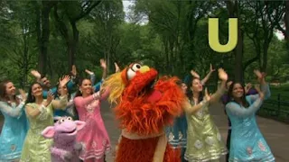Murray Sesame Street sponsors letter U, Sesame Street Episode 4321 Lifting Snuffy season 43