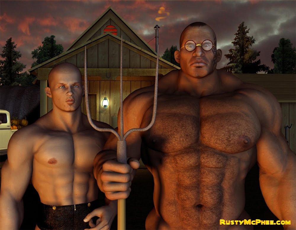 Muscleboy & 3d drawing by Ulf, Chris, Rusty McPhee ...
