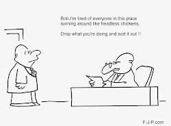 boss headless chicken cartoon funny