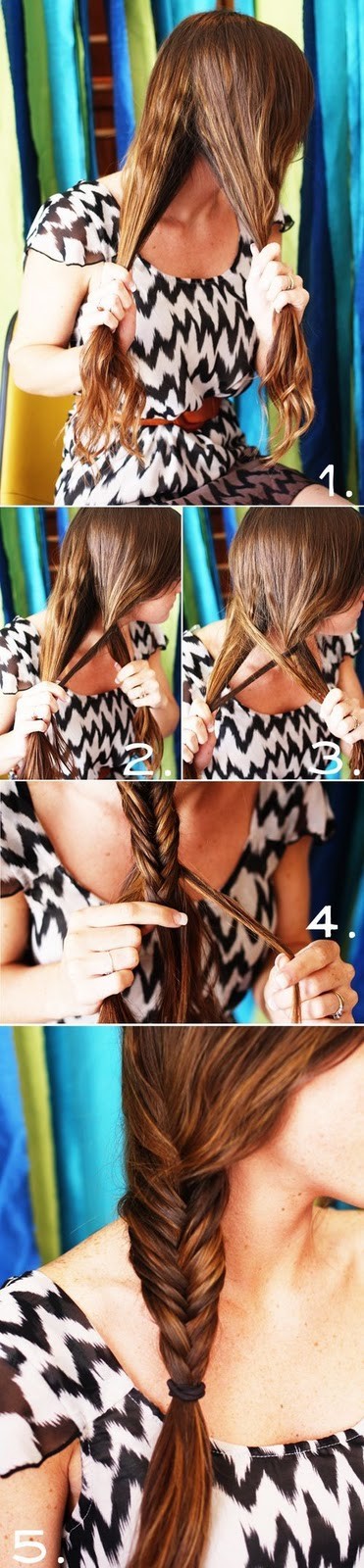 Make a fishtail braid for your hair