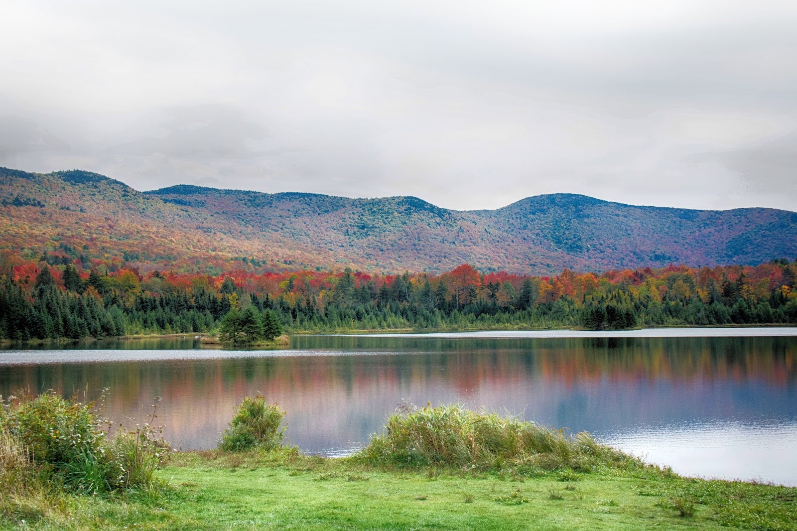 Carol's View Of New England Blueberry Lake Waitsfield VT