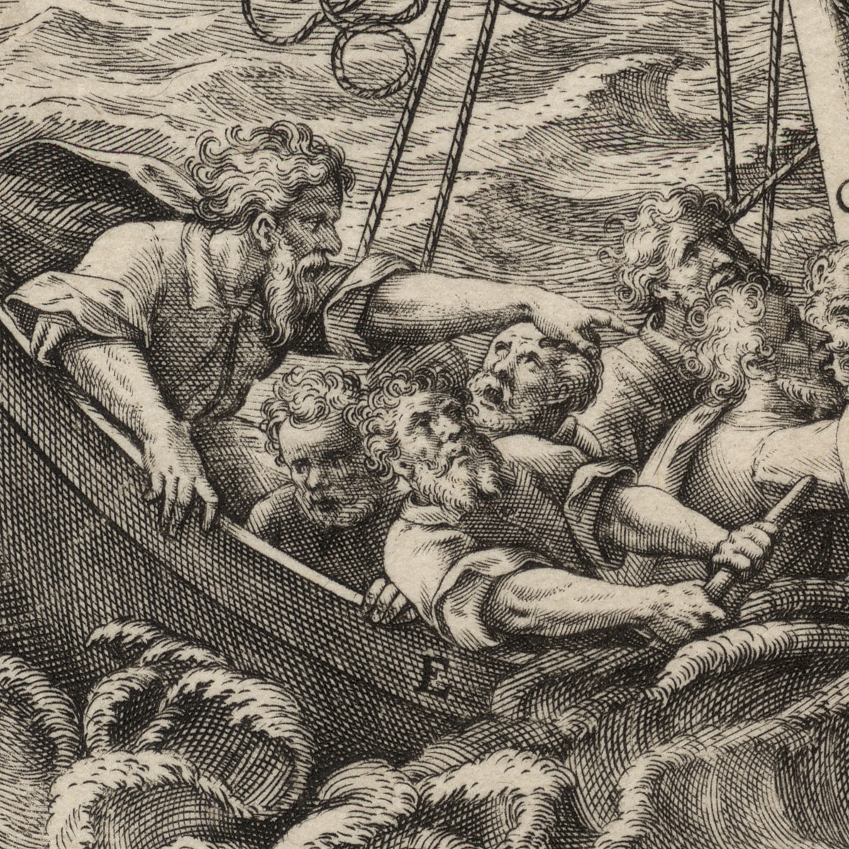 Prints and Principles: Adriaen Collaert's engraving, “The Miracle of ...