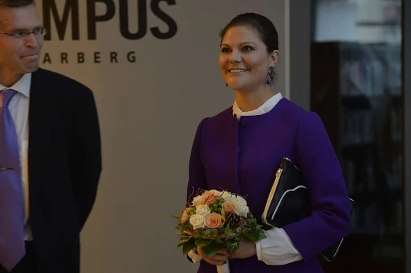 Crown Princess Victoria attended the inauguration of the new Power Plant in Varberg