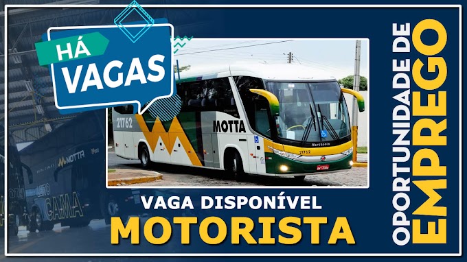 Viação Motta abre vagas para motorista rodoviário