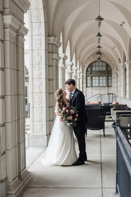 Amanda & George's Outdoor Winter Wedding at The Chase Park Plaza | St. Louis Wedding Photographer & Videographer