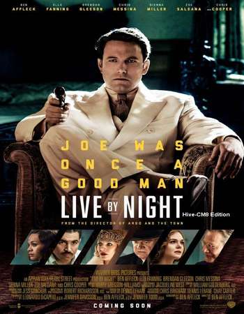 Poster Of Live by Night 2016 English 700MB DVDScr x264 Free Download Watch Online downloadhub.in