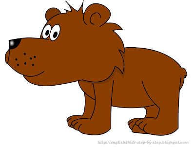 cute cartoon bear clip art for teaching kids