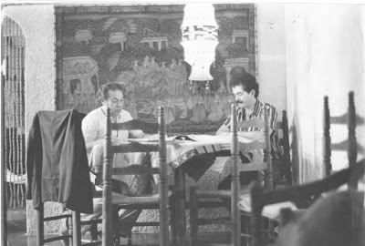 Santana con Clemente de la Cerda