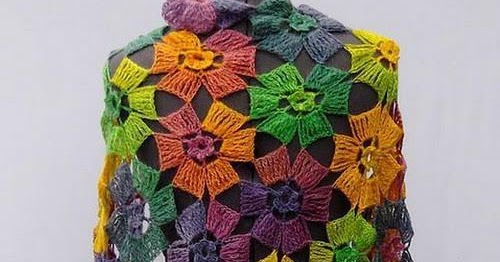 Crochet Shawls: Crochet Pattern Of Flowers Wrap Shawl - Amazing
