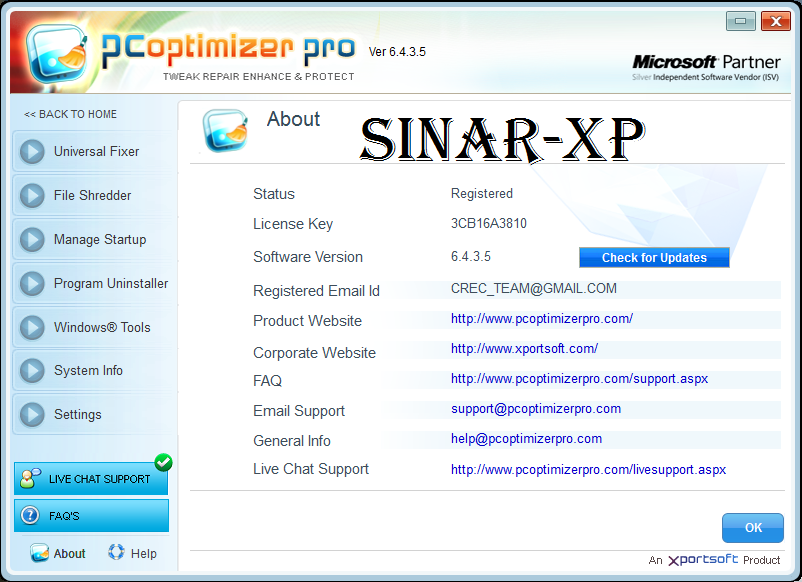 Pc Optimizer Pro License Key And Email Pc Optimizer Pro License Key And Email