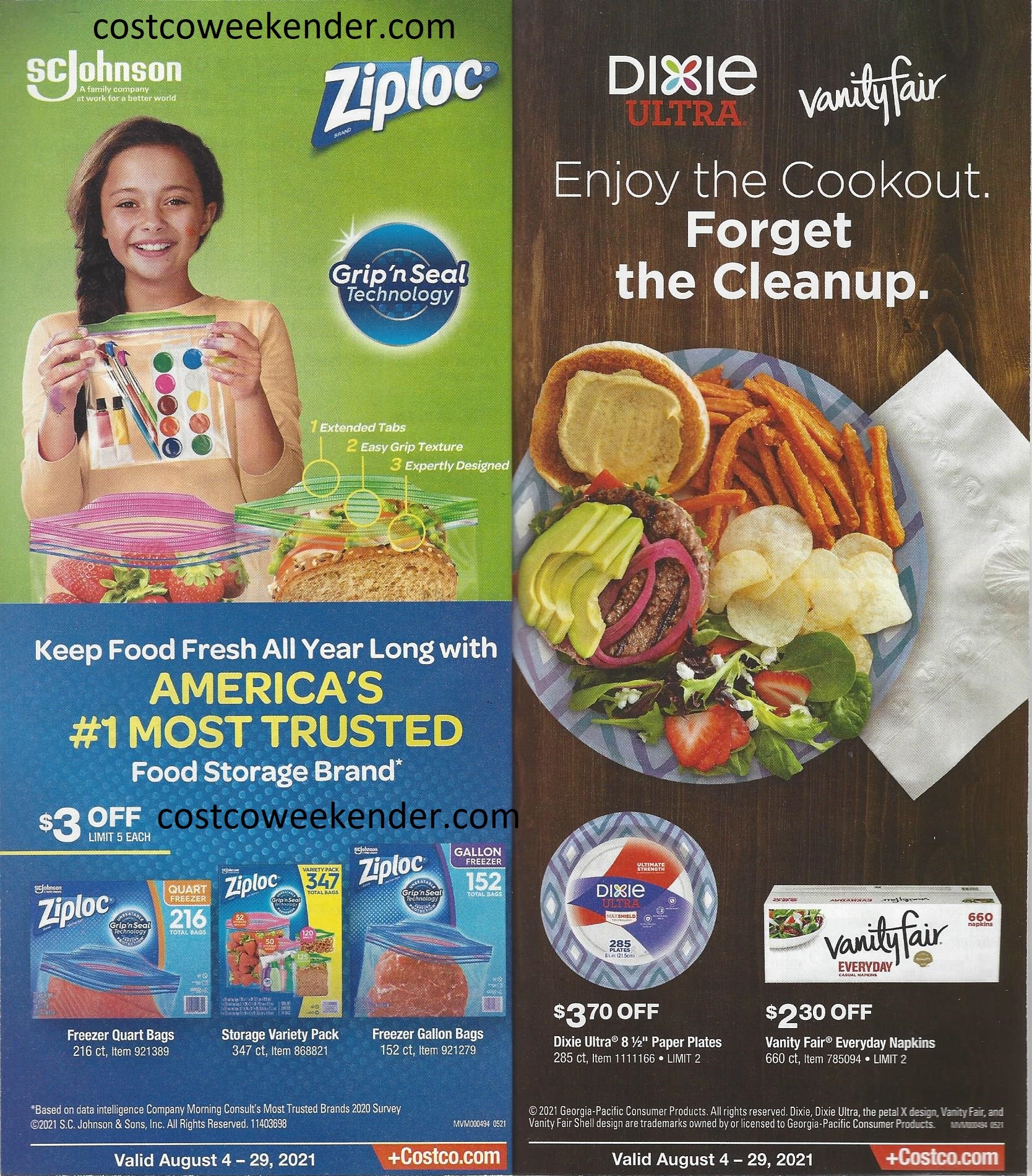 August 2021 Costco Coupon Book Costco Weekender