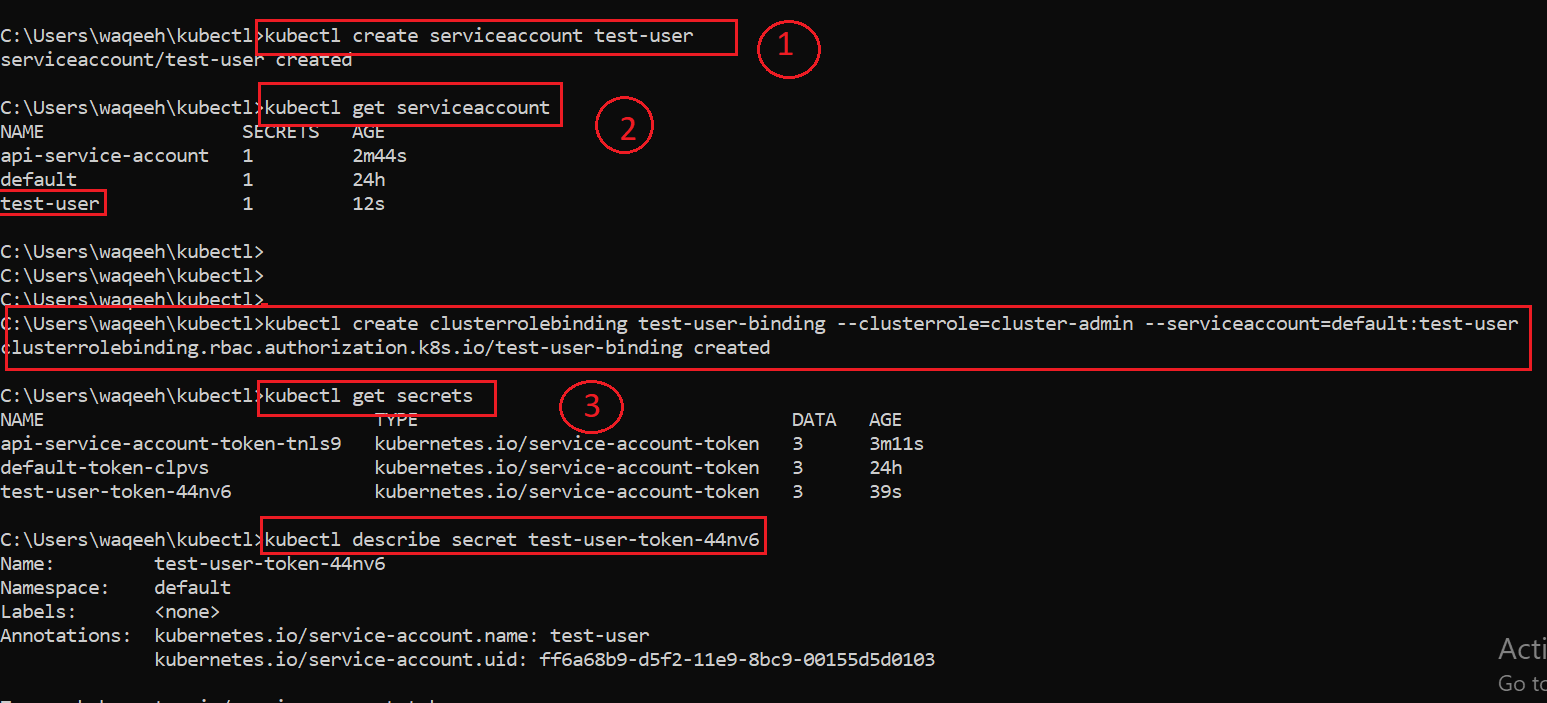 Setting up API Access Using Service Account Mesh Software