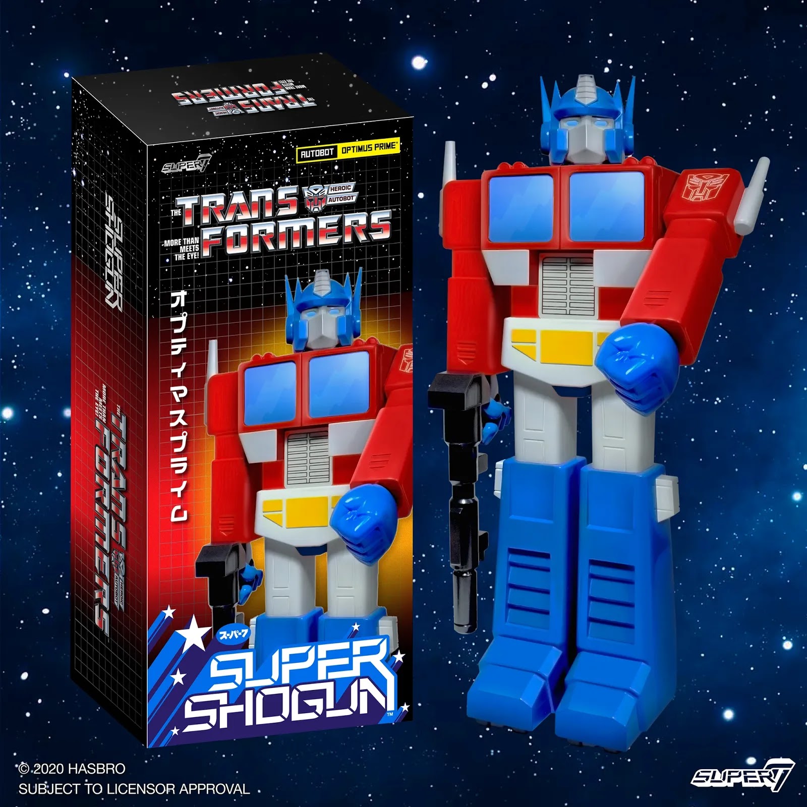 The Blot Transformers Optimus Super Shogun Figure Super7