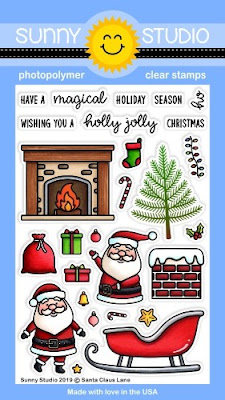 Sunny Studio Cozy Christmas 4x6 Holiday Clear Photo-polymer Stamps - Sunny  Studio Stamps