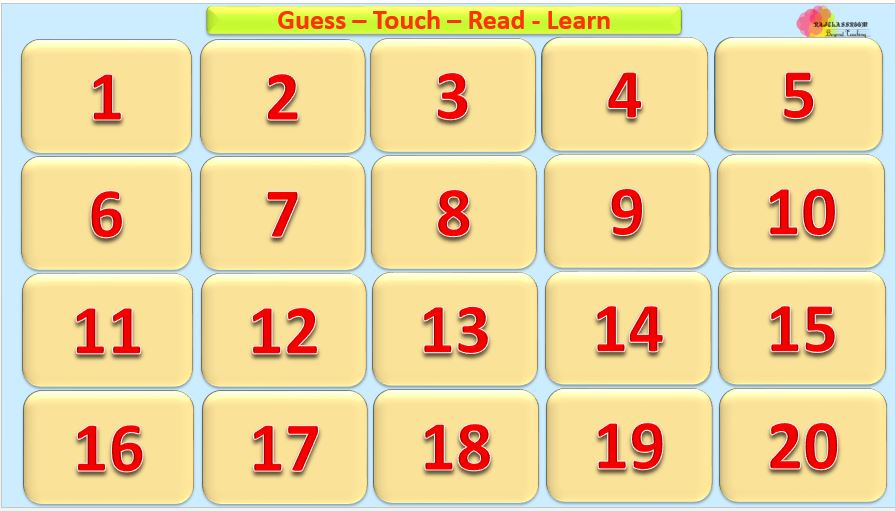 PrePrimary Self Learning Digital Material "School and Numbers"