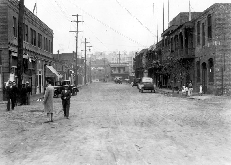 los angeles street scenes 1930s