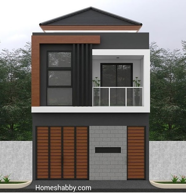 Denah Rumah Ukuran 4X8 Meter 1 Lantai - Desain Rumah Modern 2 Lantai