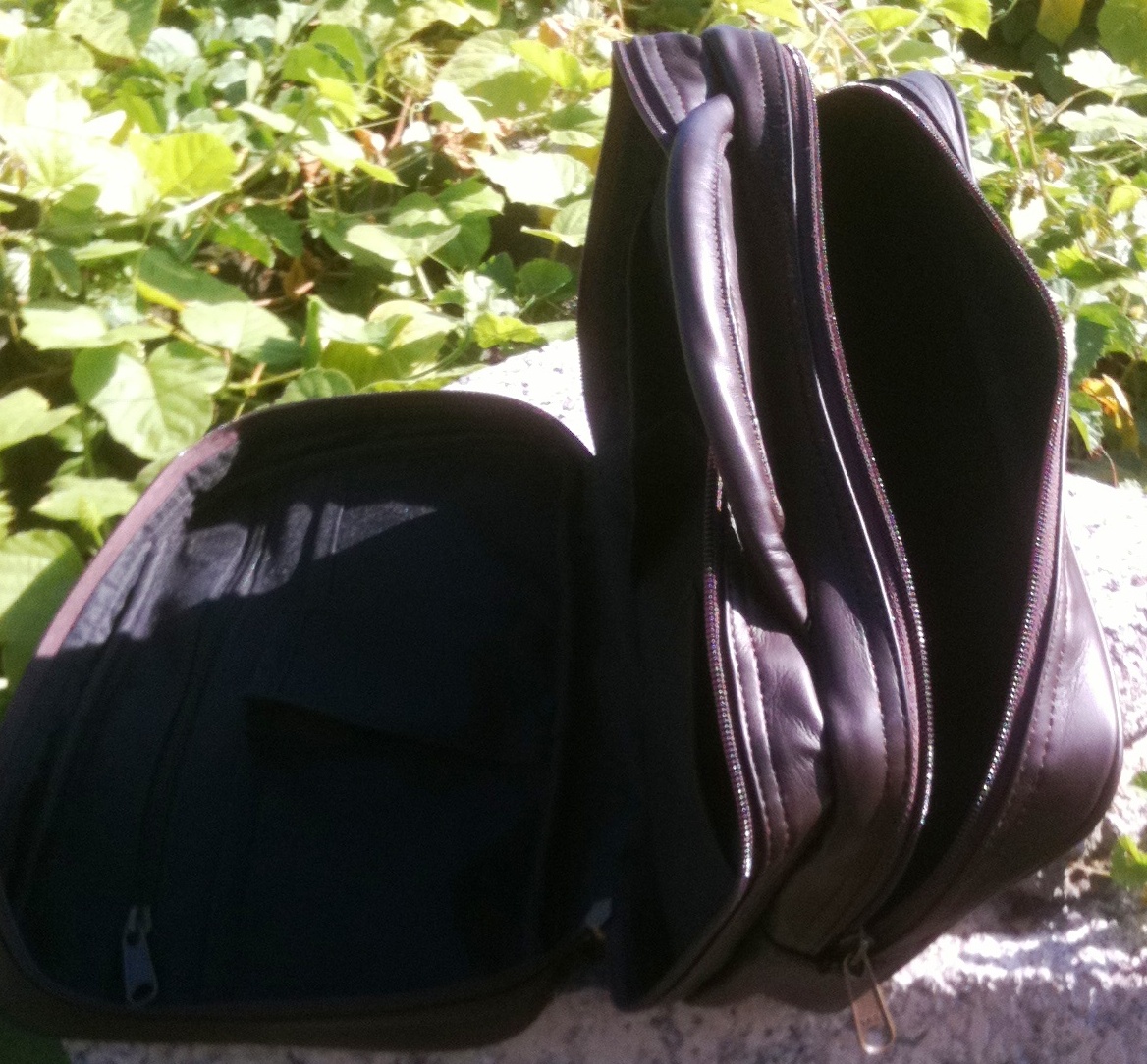 Leather Bag Bali Leather Travel Bath Bag