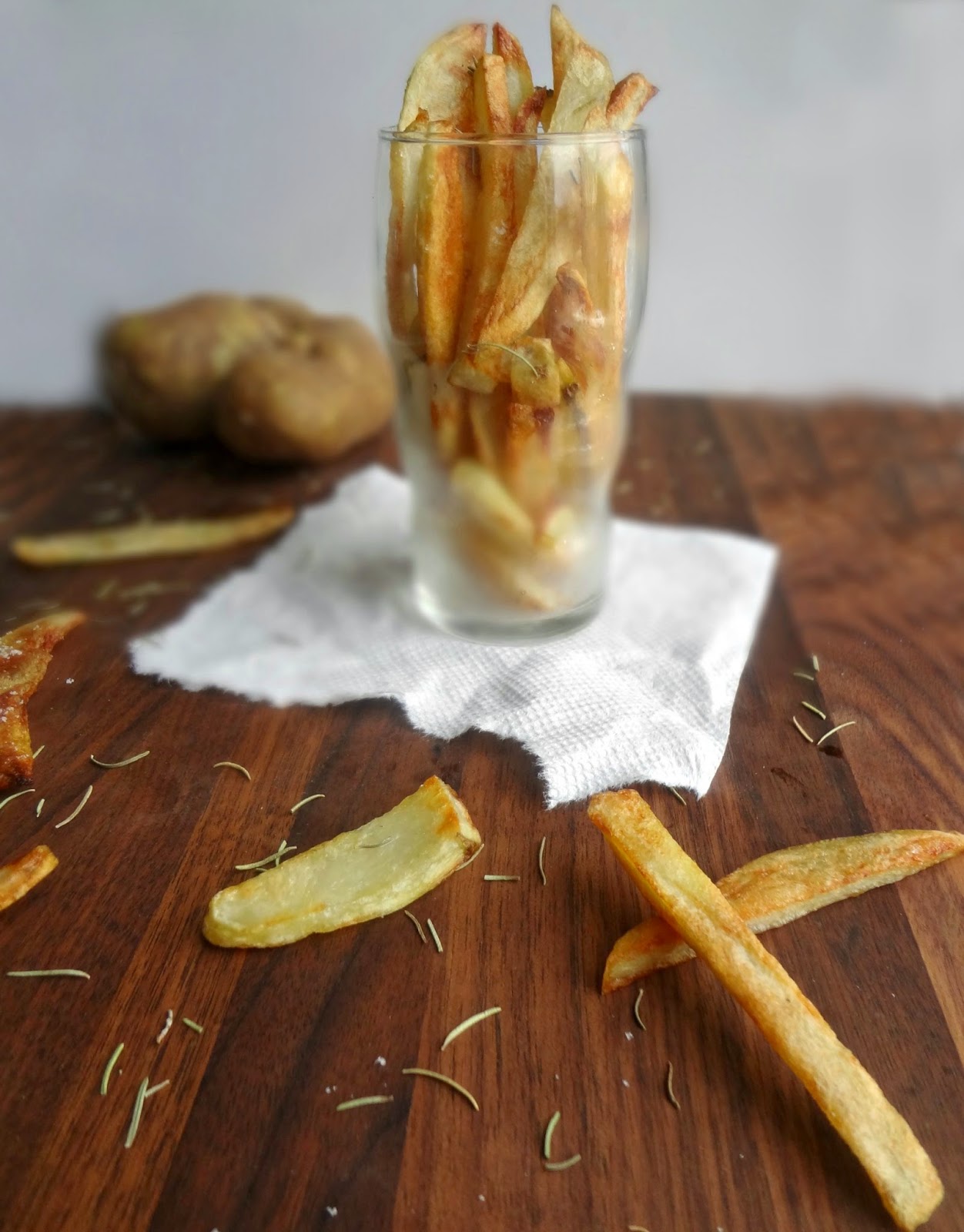 The Cooking Actress Baked French Fries with Rosemary
