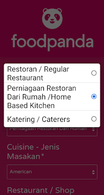 Home Based Kitchen Foodpanda