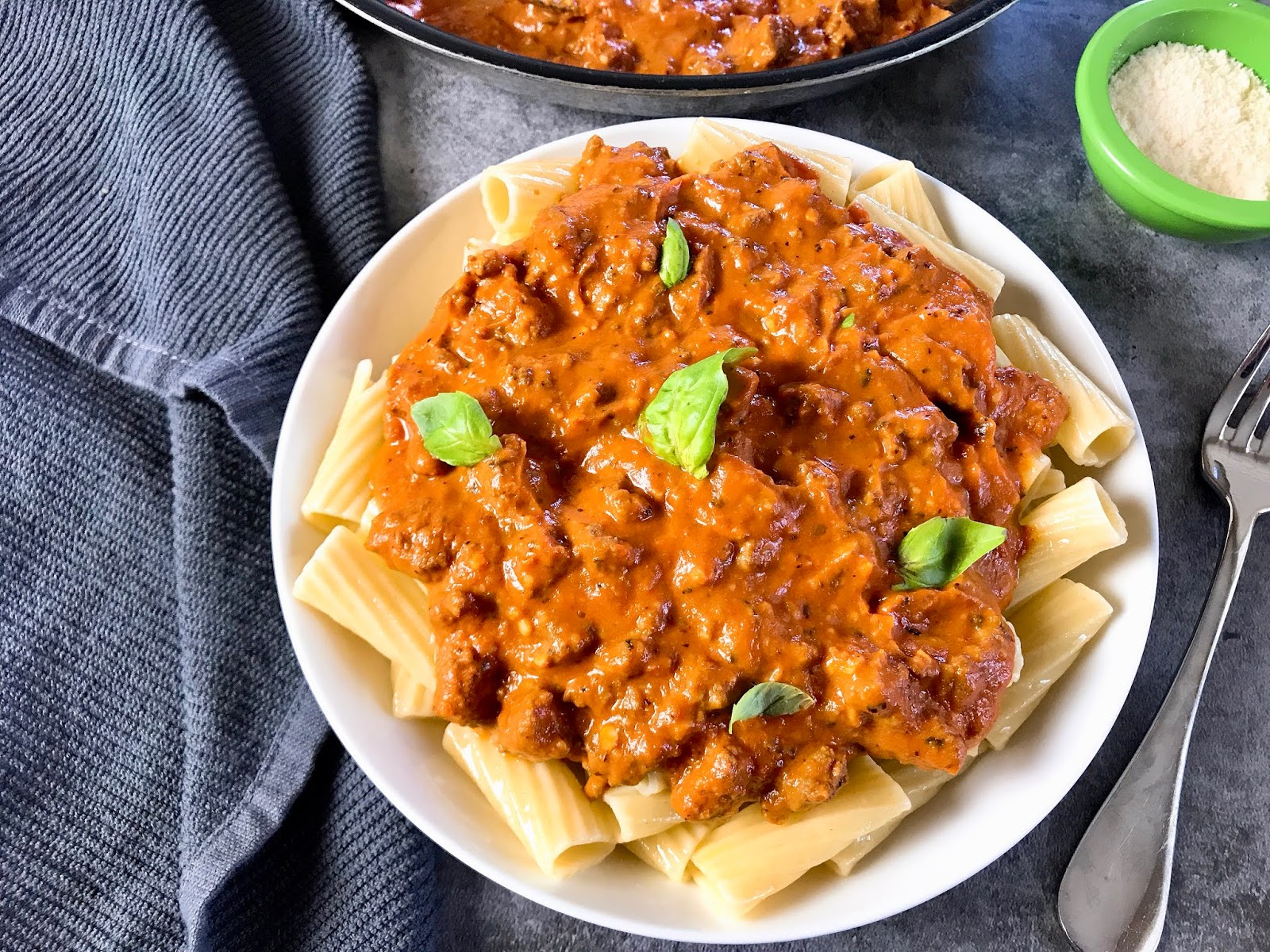 Creamy Beef And Rigatoni