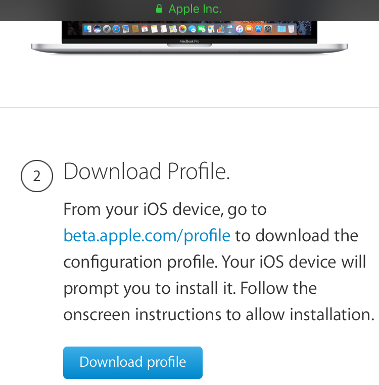 Apple iOS 11 Public Beta Installation
