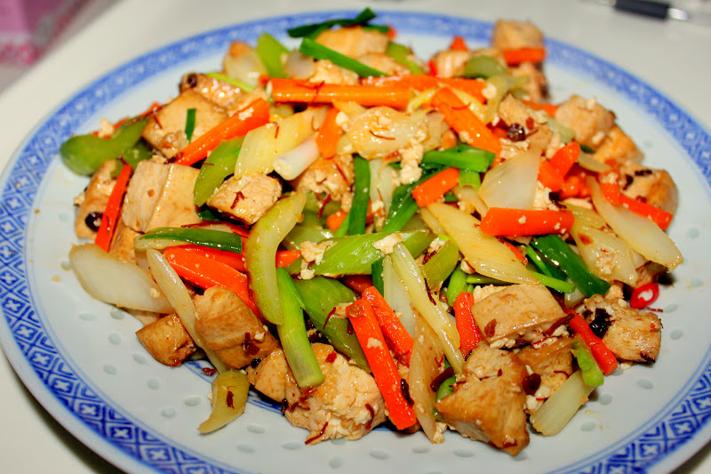 With All Things Beautiful StirFried Tofu with Vegetables and XO Sauce