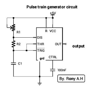 skema pulse train generator circuit