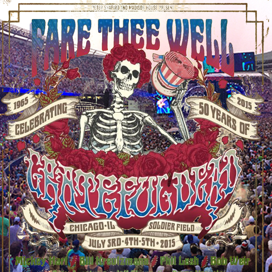 Grateful Dead Cover Art: Fare Thee Well 7/4/15