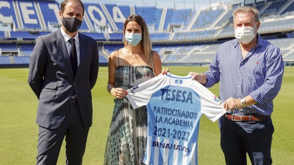 Tesesa se convierte en patrocinador de la Academia del Málaga CF