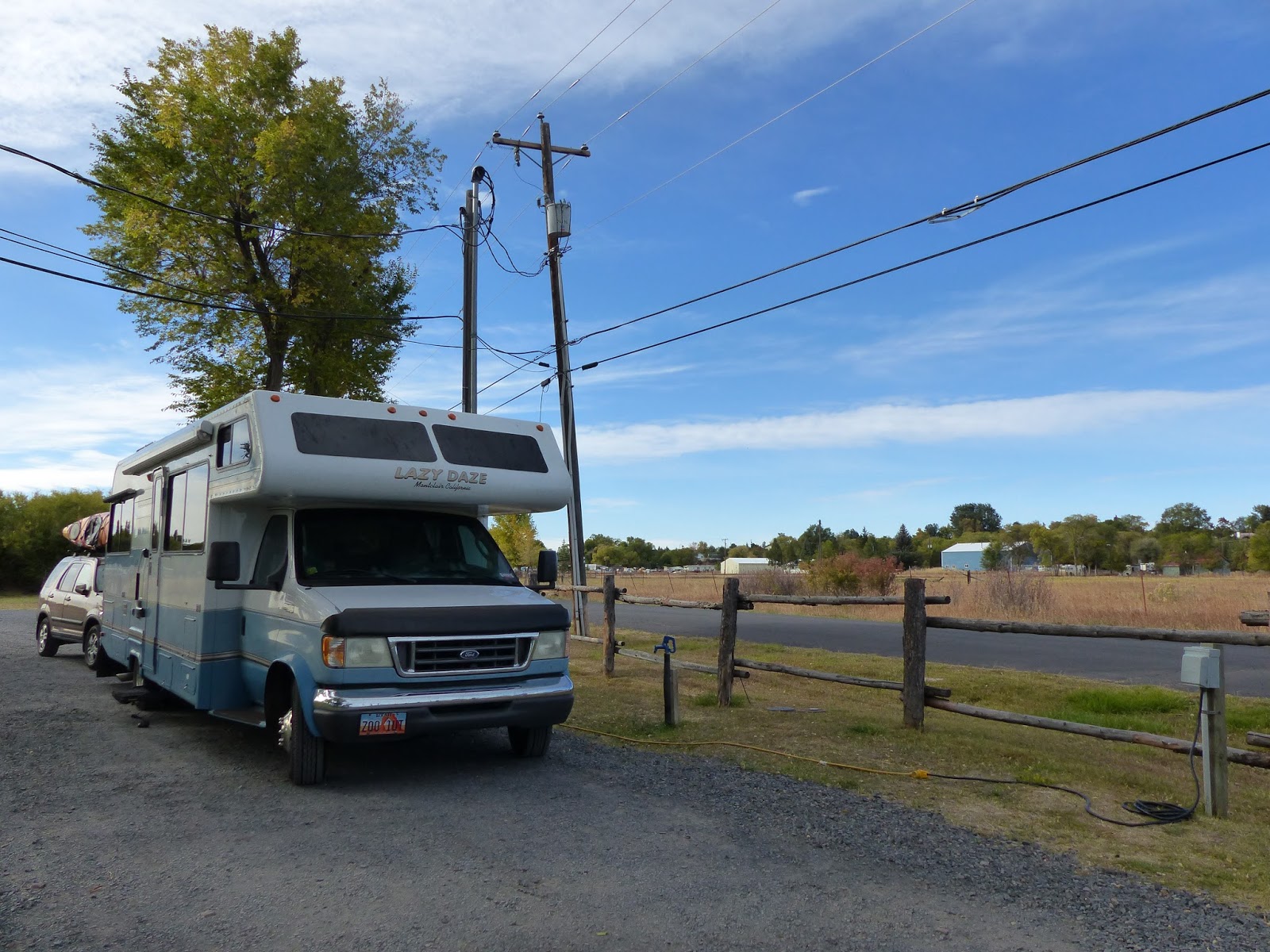 Jim and Bev Burns to Ontario to Glenns Ferry to Snowville. Then home.