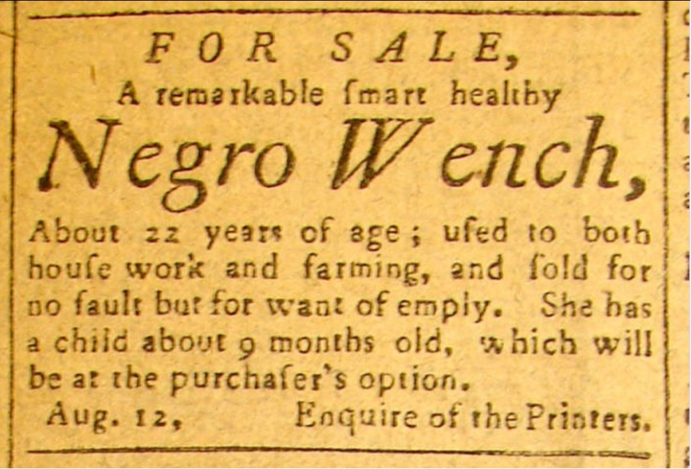Unbelievable American Slave Sale and Auction Ads From the 19th Century vintage everyday
