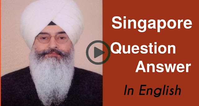 Singapore Question Answer with Babaji In English। Radha Soami Sakhi