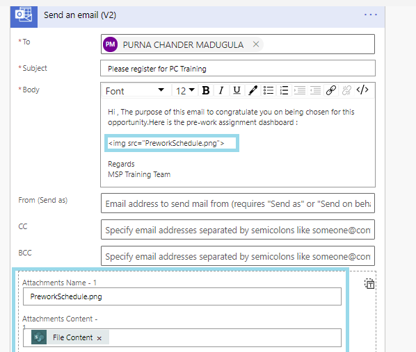 Purna's MORE SHAREPOINTS Power Automate Get File Content Displaying