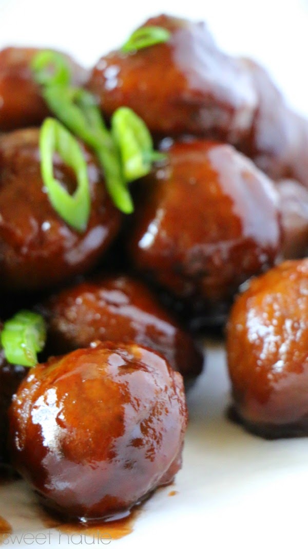 BBQ sauce grape concord jelly sweet savory mini meatballs slow cooker crock pot