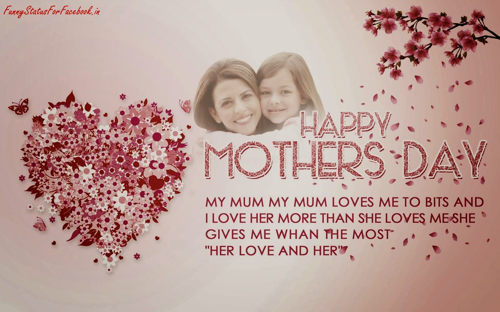 Happy Mothers Day Quotes Greeting Cards Wallpapers with Messages