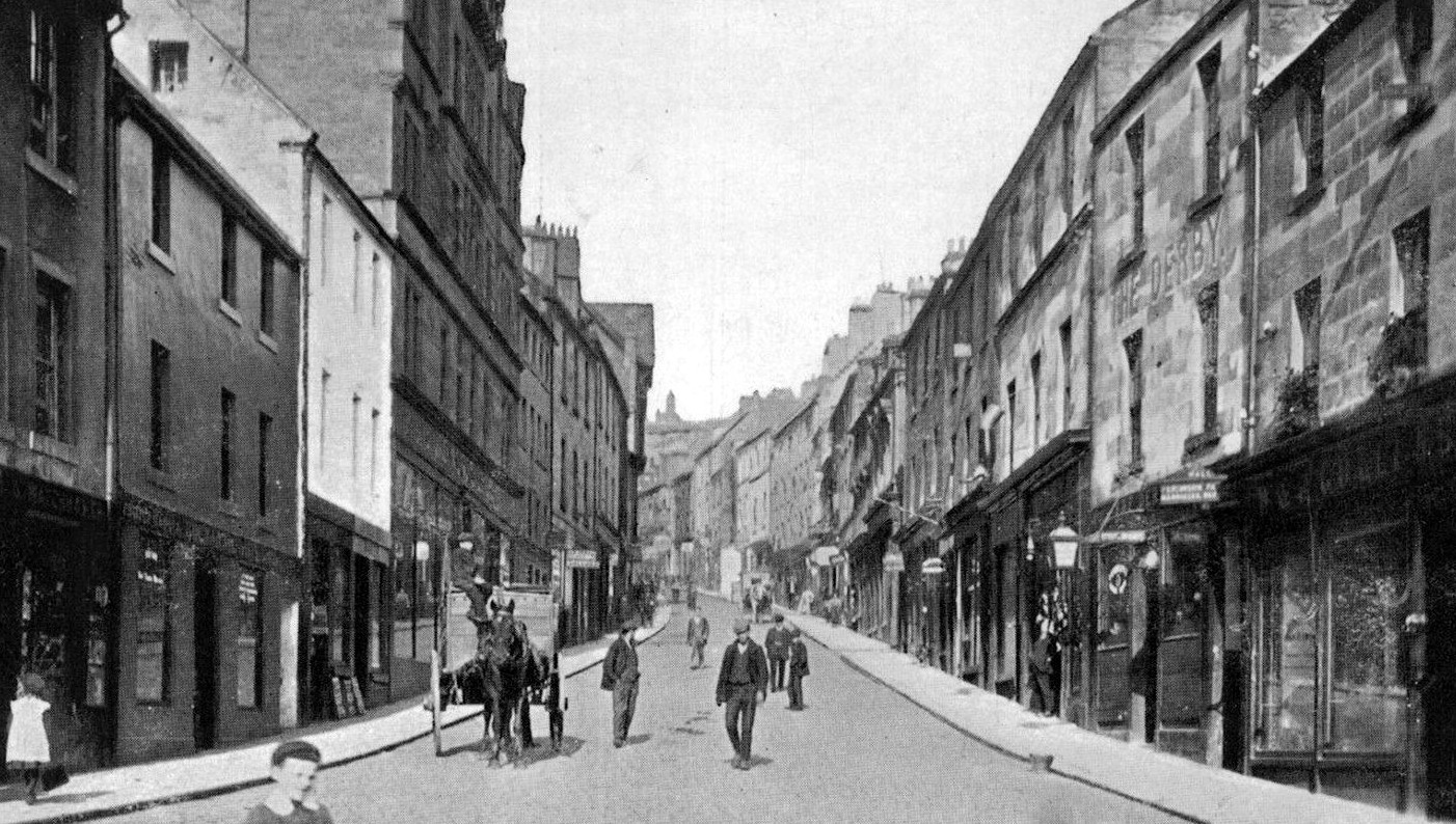 Tour Scotland Old Photograph Baker Street Stirling Scotland
