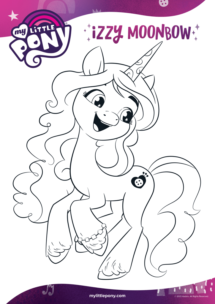 Equestria Daily - MLP Stuff!: Generation 5 Coloring Pages And Locations
