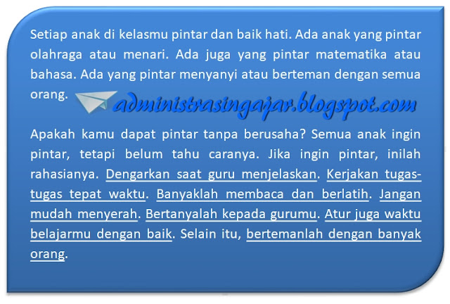 Kunci Jawaban Buku Tematik Kelas 3 Tema 4 Halaman 49 50 51 52 Administrasi Ngajar