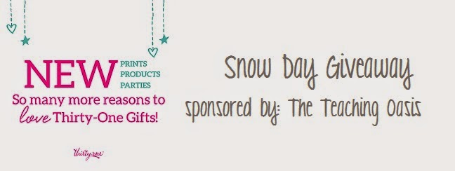 Snow Day Thirty-One Gifts Giveaway