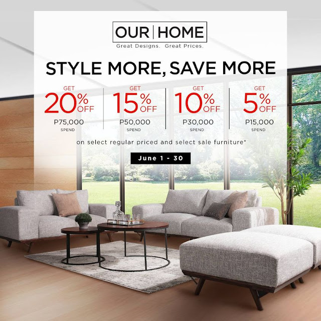 Manila Shopper: Our Home Living Room SALE