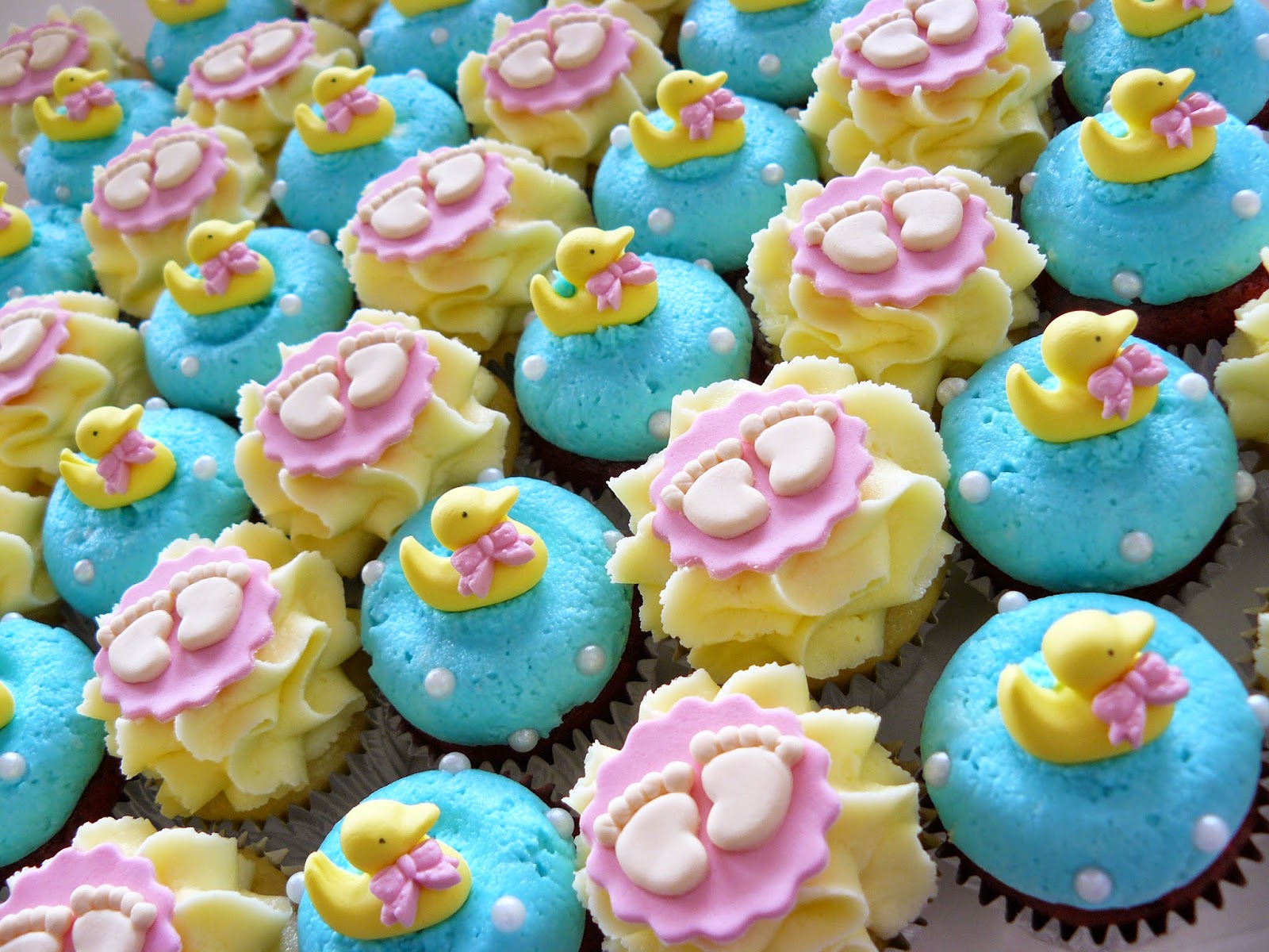 The Cup Cake Taste - Brisbane Cupcakes: Baby Shower Cupcake