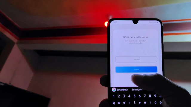 Give smart bulb a name Smitch wifi rgb smart bulb